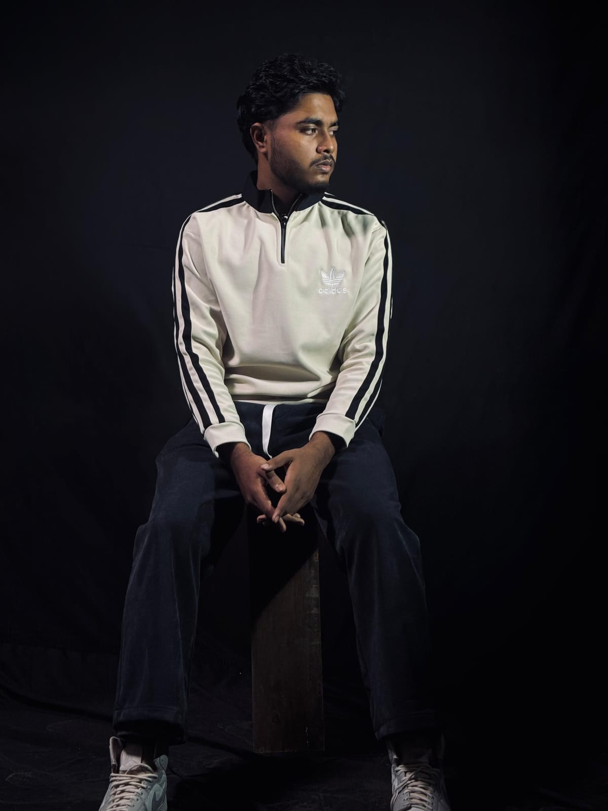 ADIDAS  Premium Zipper Polo Sweatshirt - Image 2